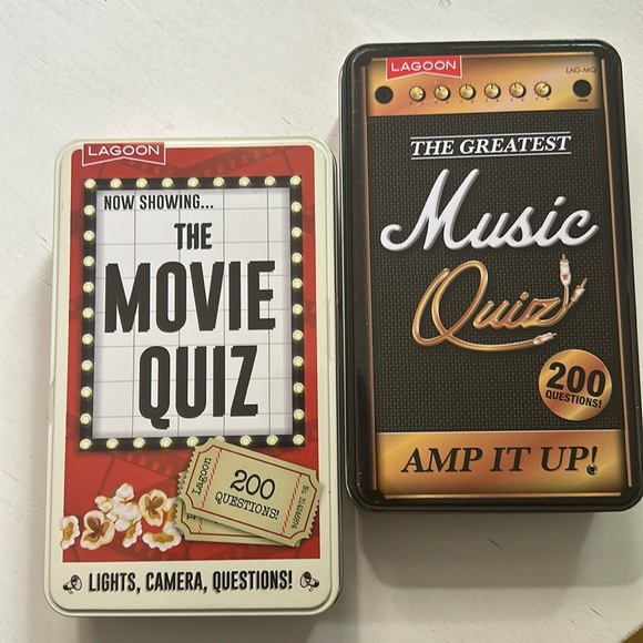 NWOT Trivia Games: Music & Movies Bundle - Picture 1 of 5